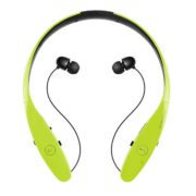 Bluetooth Headset Neckband Headphone with Retractable Earbud for iPhone Android 1