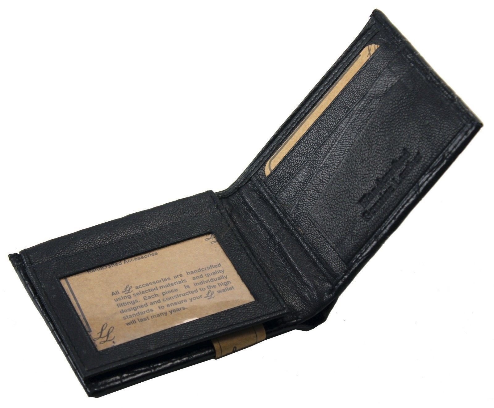Mens Western Genuine Leather Wallet Bifold Ostrich Print Card Slots Black – Digital Review
